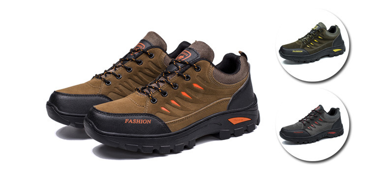 2021鞋子男登山鞋韩版潮流男士休闲运动户外徒步鞋