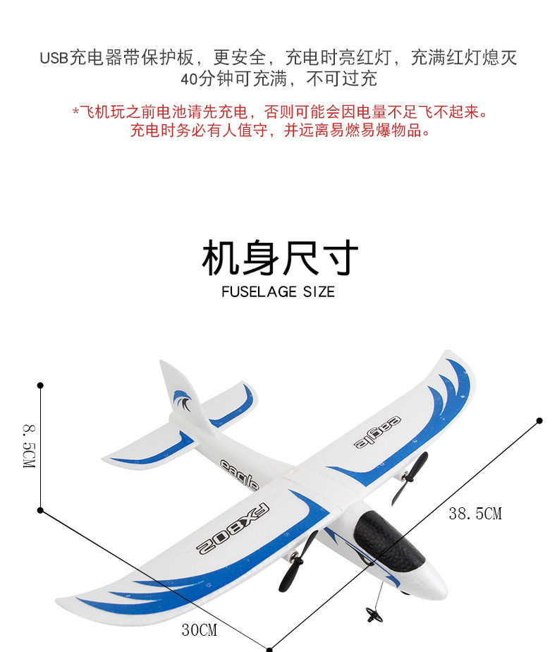 飞熊FX802遥控滑翔机eagle