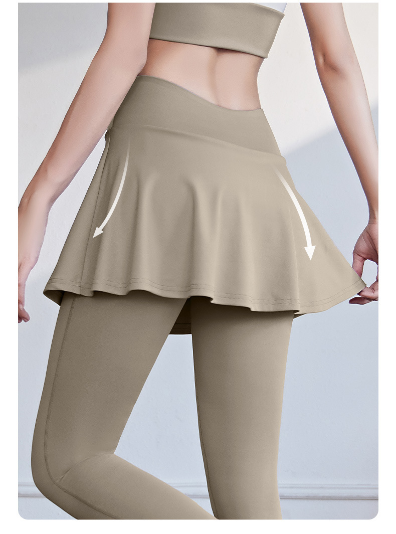 JYMC033蜜桃拼色短裙长裤套图_12