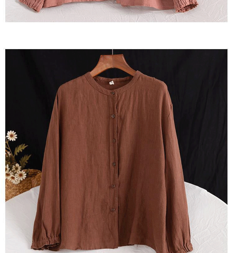 文艺复古女秋季棉麻衬衫女宽松圆领衬衣长袖休闲外套收口袖上衣女-tmall_18.gif