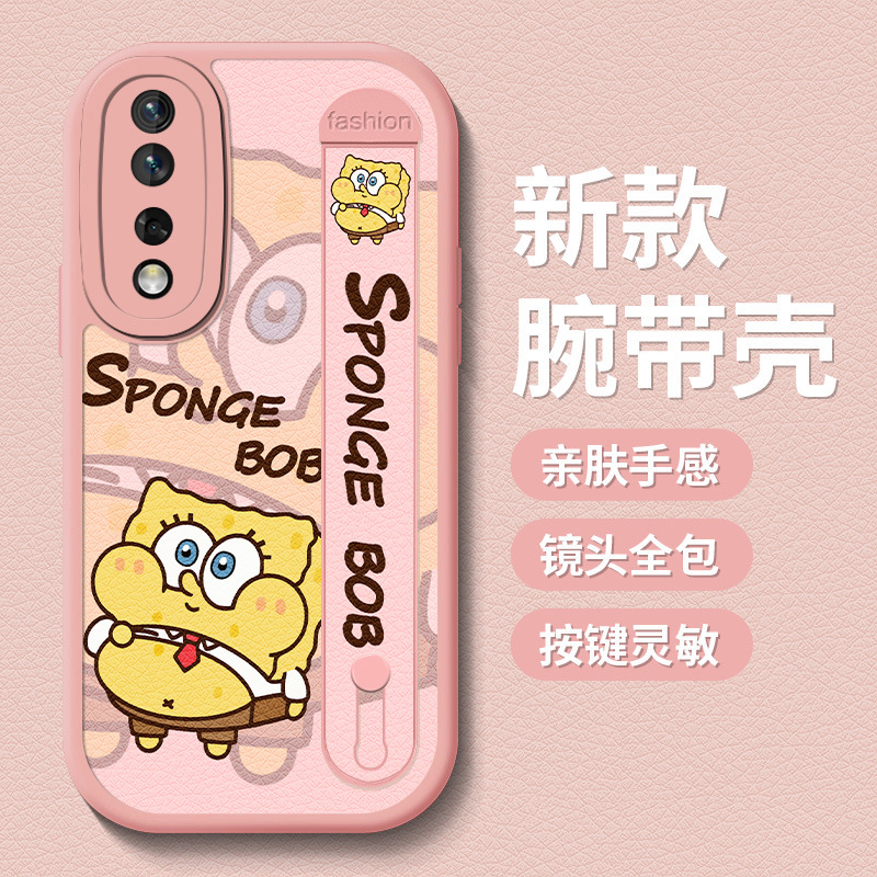 1-粉B-LY0195-膨胀海绵宝宝+腕带