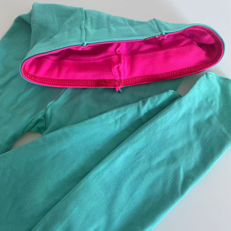 双层撞色天鹅绒