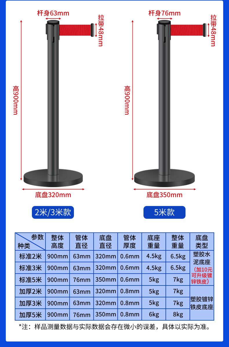 一米线栏杆隔离带伸缩详情图08