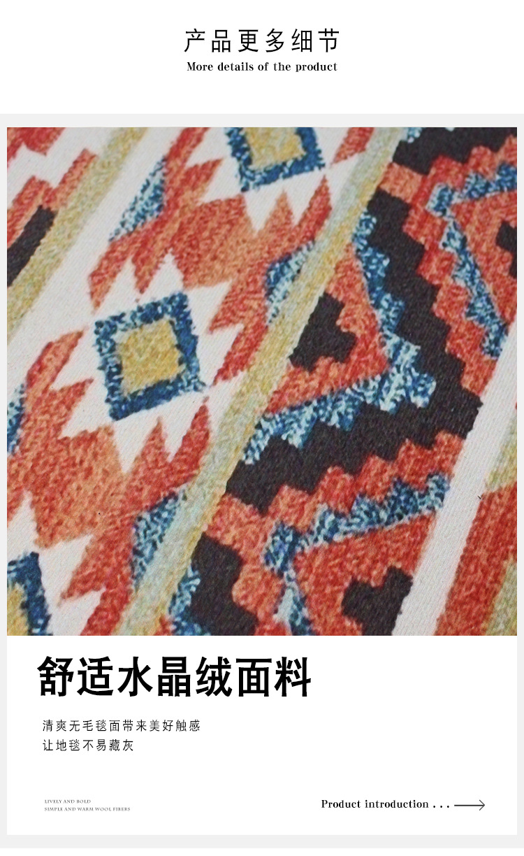 地垫地毯,卧室地毯,客厅地毯,复古地毯,跨境地毯,波斯地毯