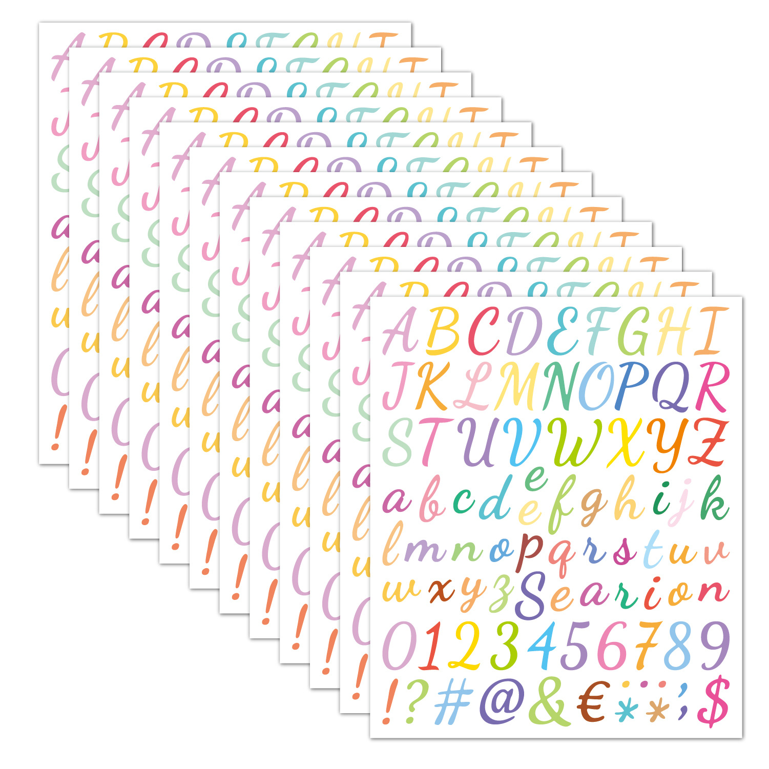 彩色手写字母数字贴 主图_画板 1.jpg