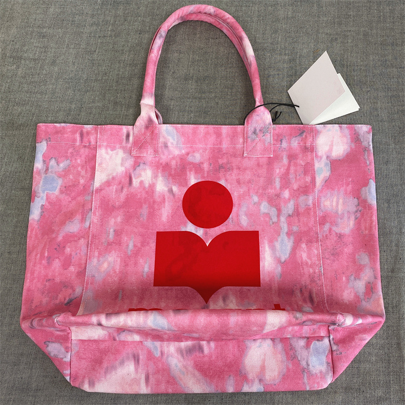 Isabel Marant帆布包 扎染粉 蓝紫.012