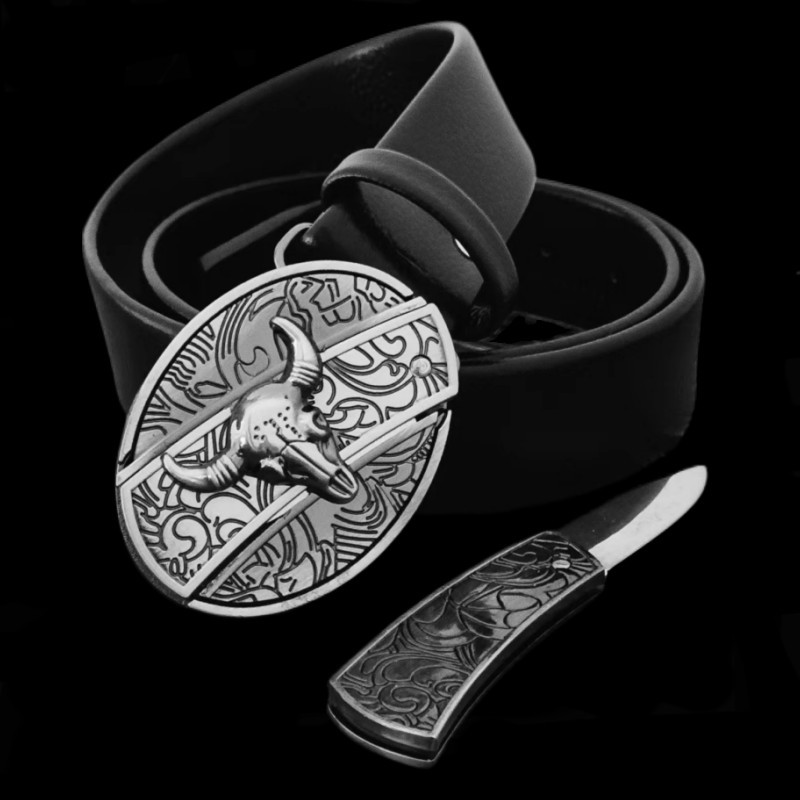 真皮腰带牛头刀111