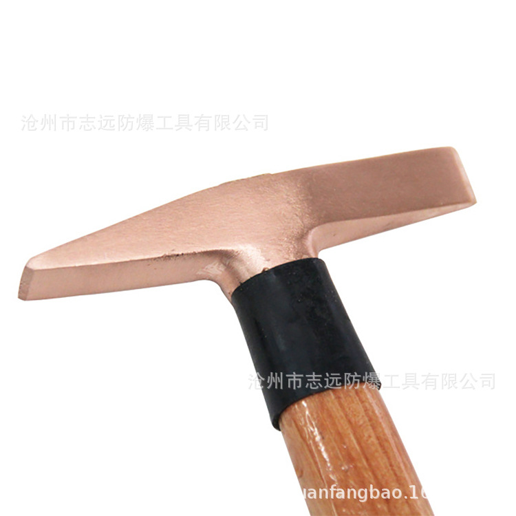 紫铜塑柄除锈锤3
