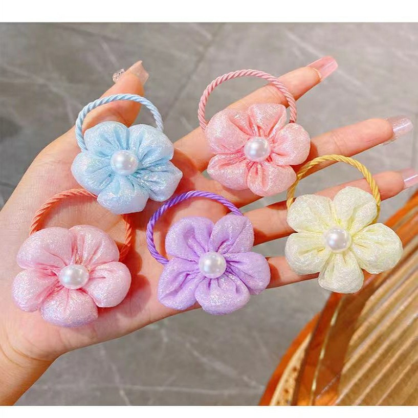 清新花朵皮筋
