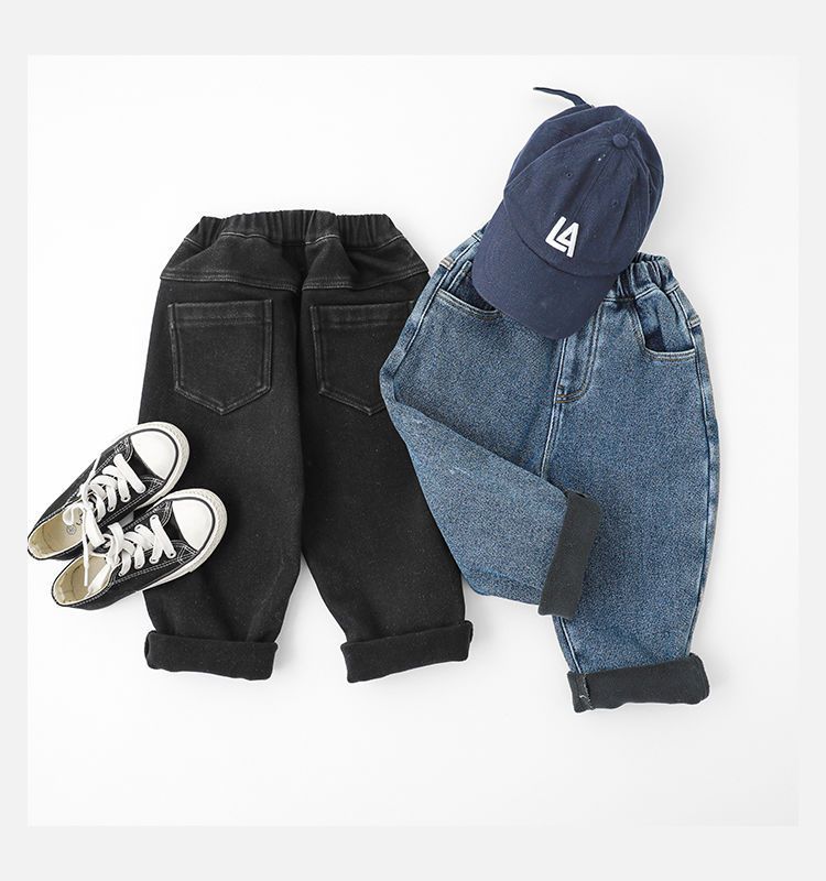 男童加绒裤子秋外穿儿详情图21