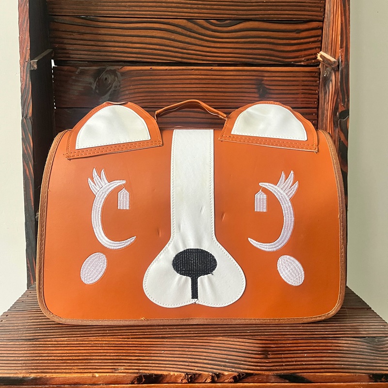 悠乐宠卡通PU双肩背包 咖啡色1