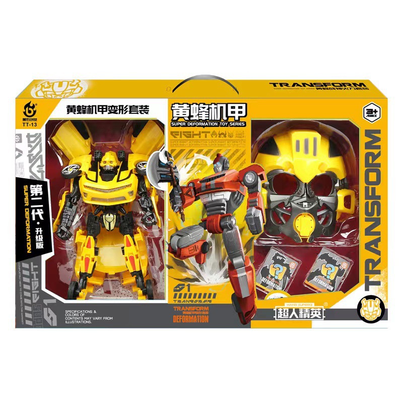 商品详情图_过家家公仔机器人变身车模型TT-13亲子互动面具