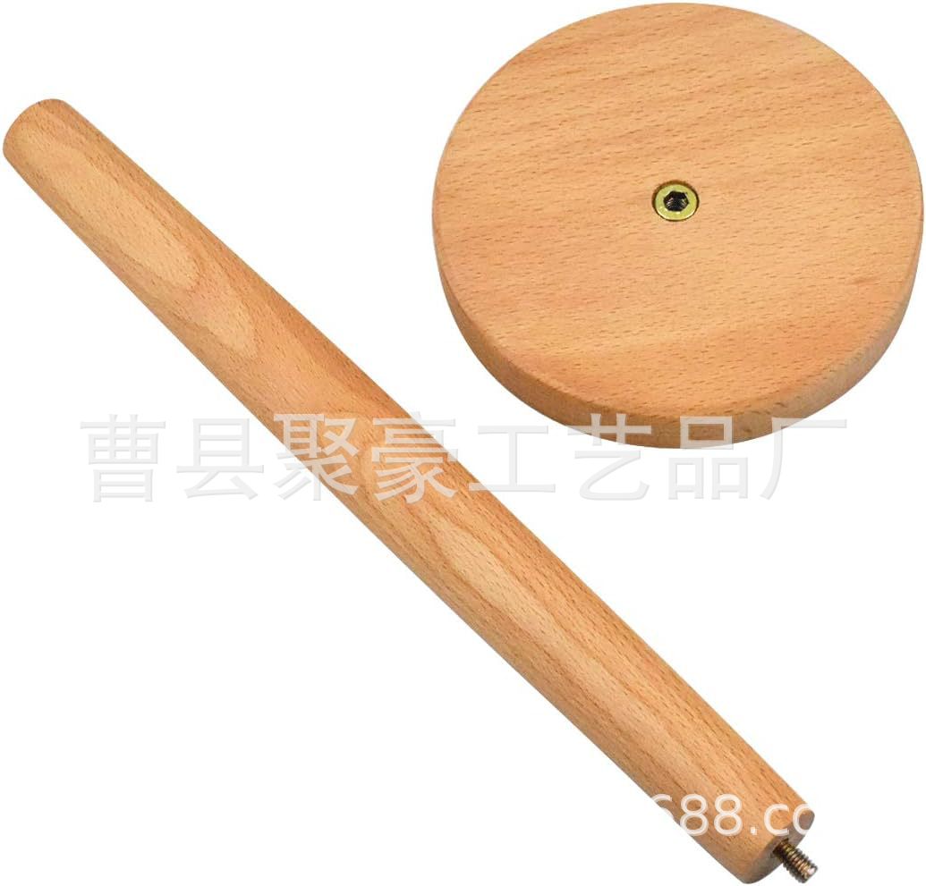 厨房纸巾架日式榉木立式木质卷纸架子收纳架保鲜膜懒人抹布置物架