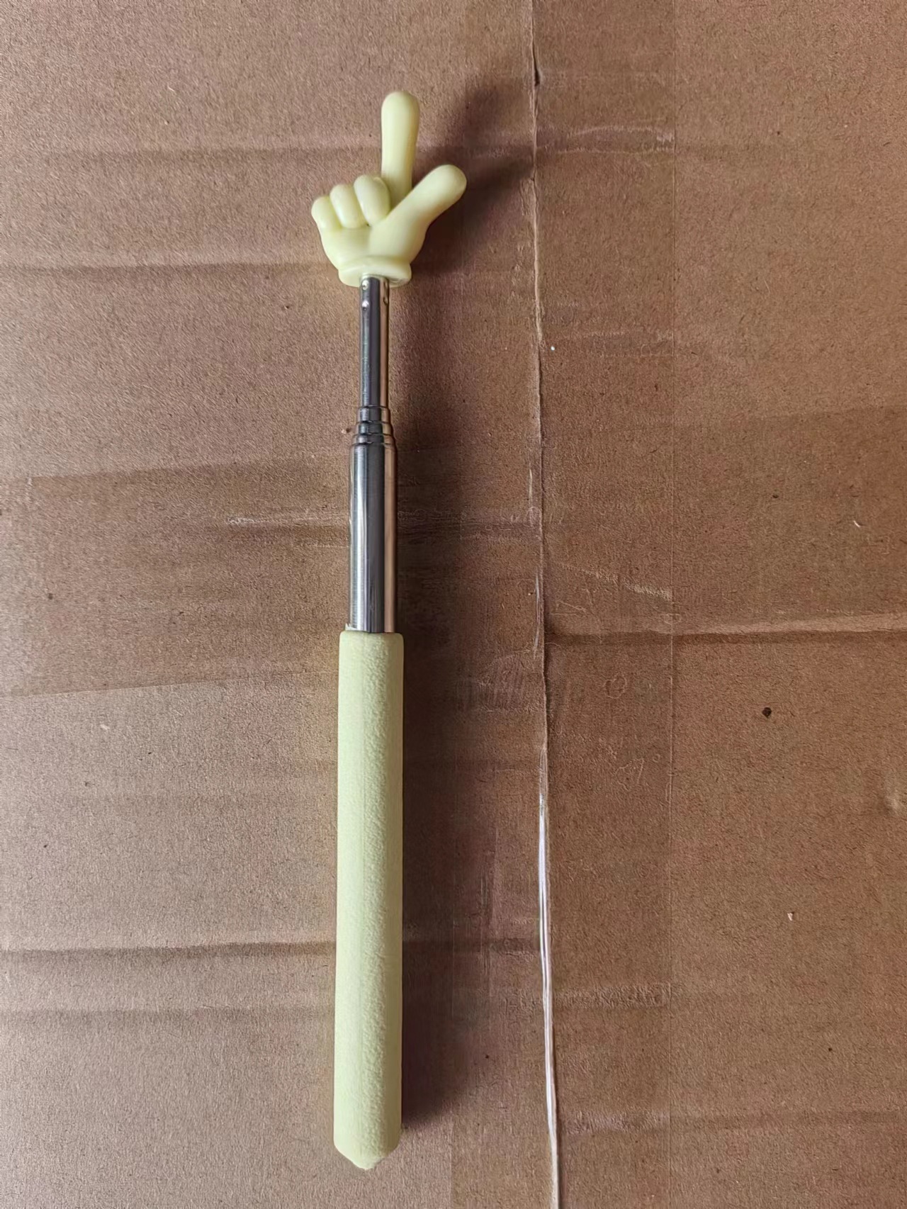 马卡龙黄色两指