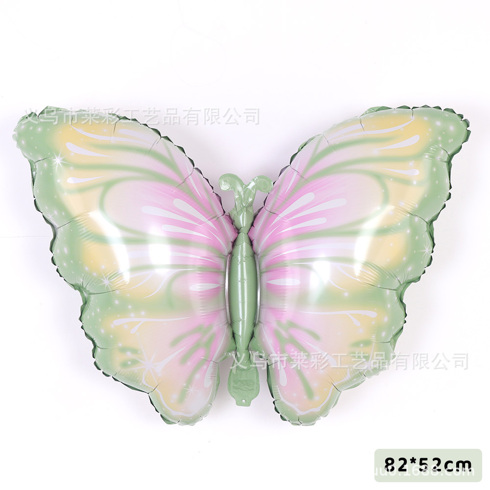 双翅绿蝴蝶 82×52CM