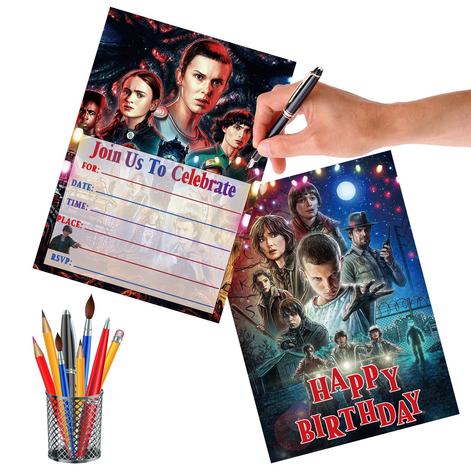 YL怪奇物语邀请卡B3