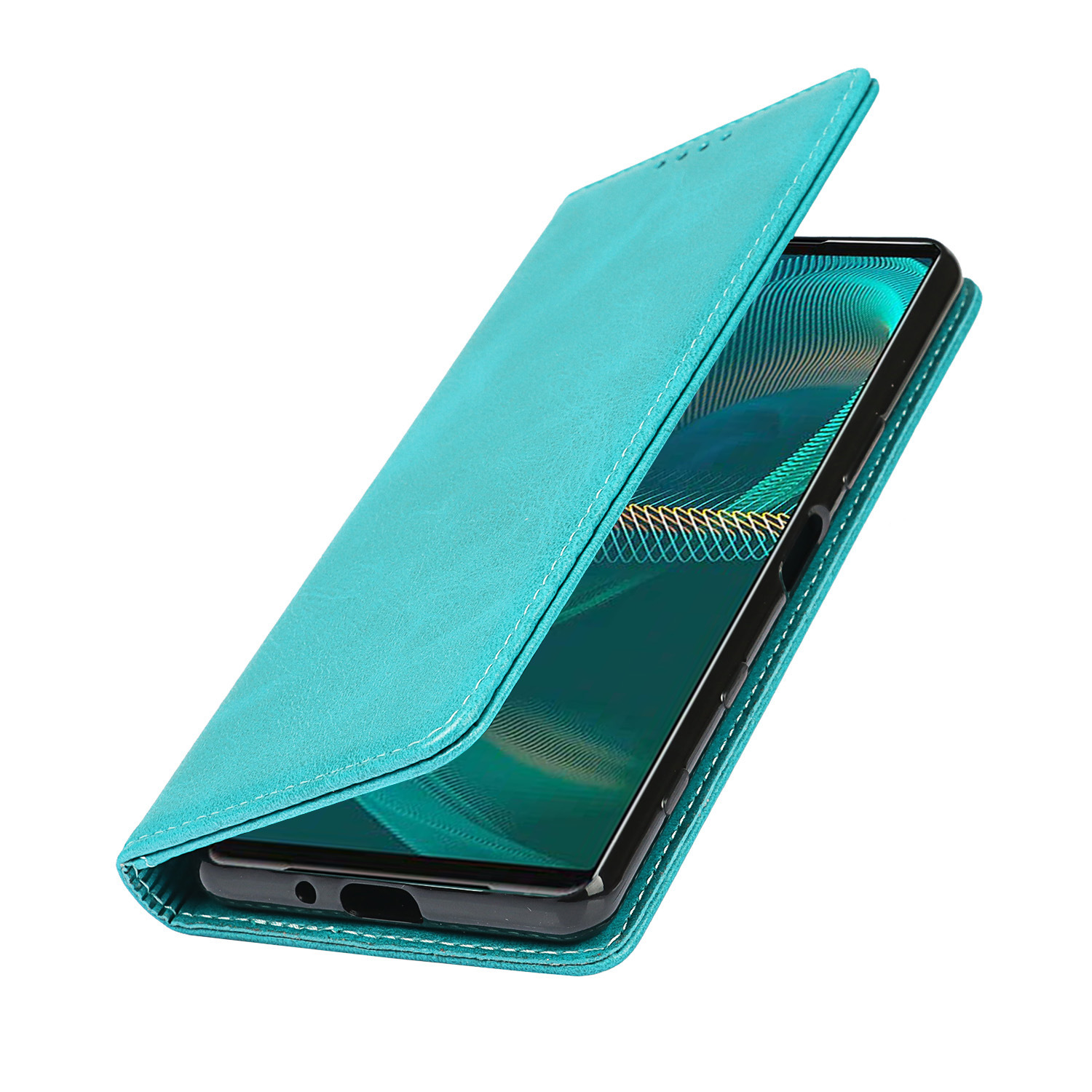 索尼 Xperia 5 III 小牛纹强磁皮套