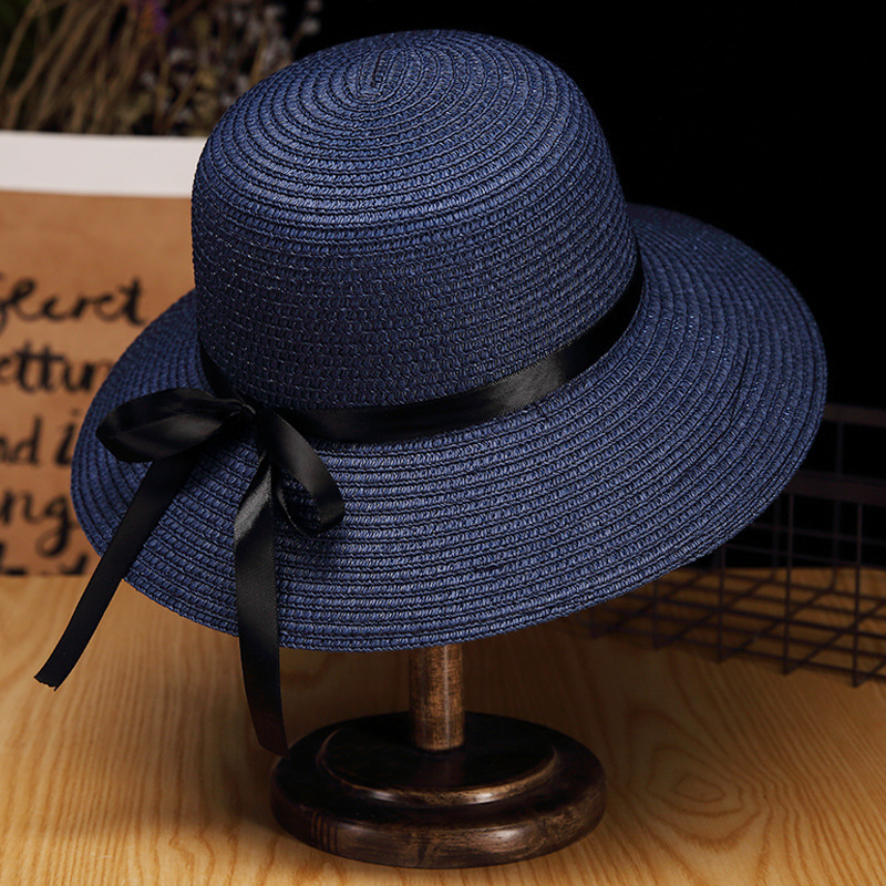 绑带蝴蝶结蓝色