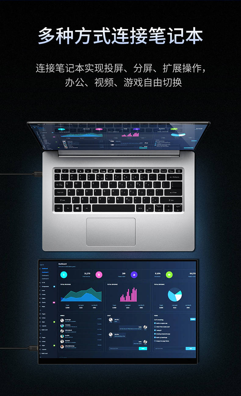 显示器移动便携