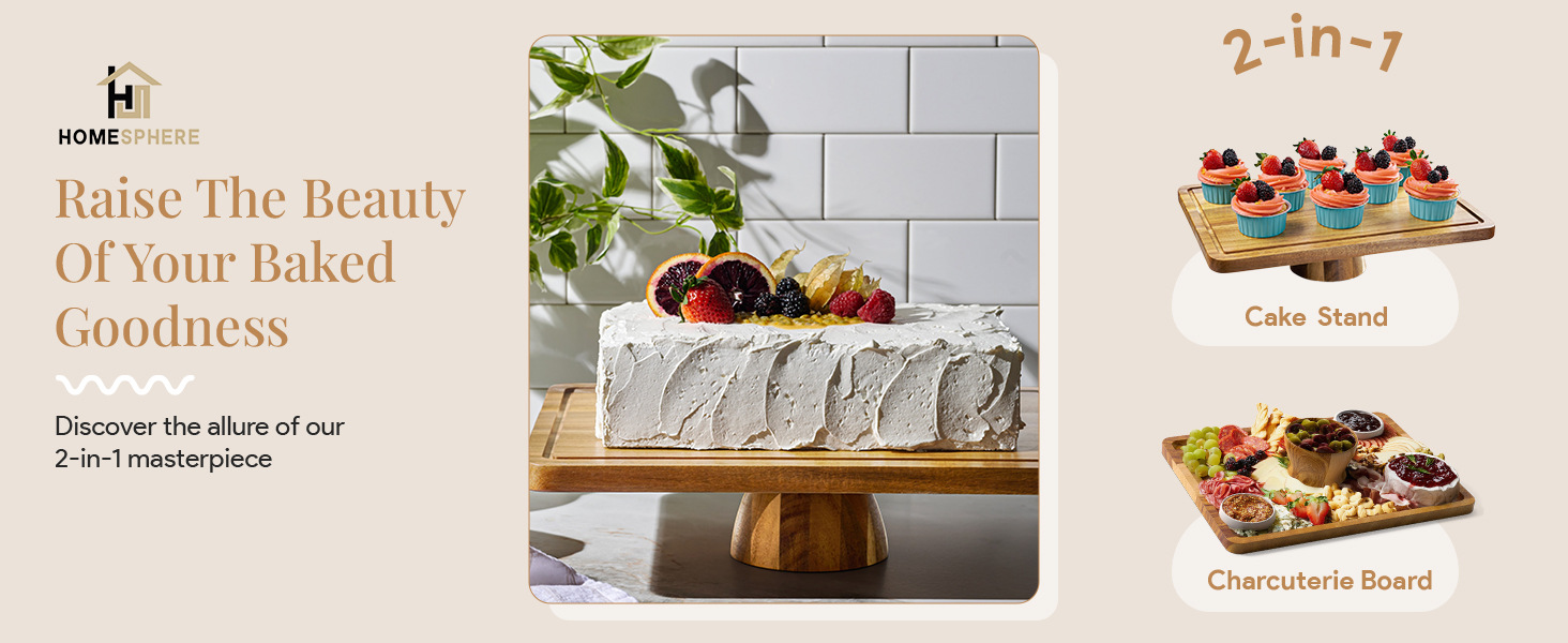 相思木蛋糕托盘甜品展示高脚餐盘摆台架木制透明盖实木甜品托盘