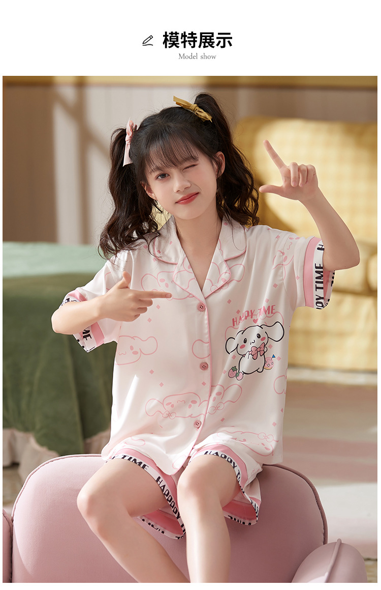 复制_儿童睡衣女童夏季冰丝薄款短袖三件套装小女.jpg