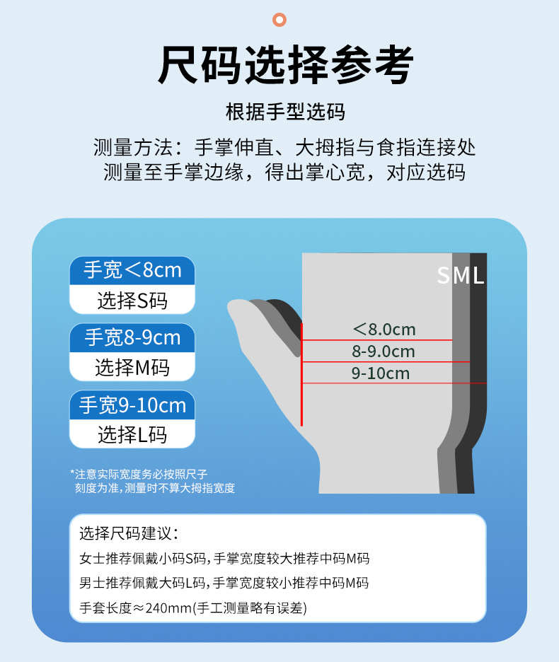 检查手套诗董施睿康