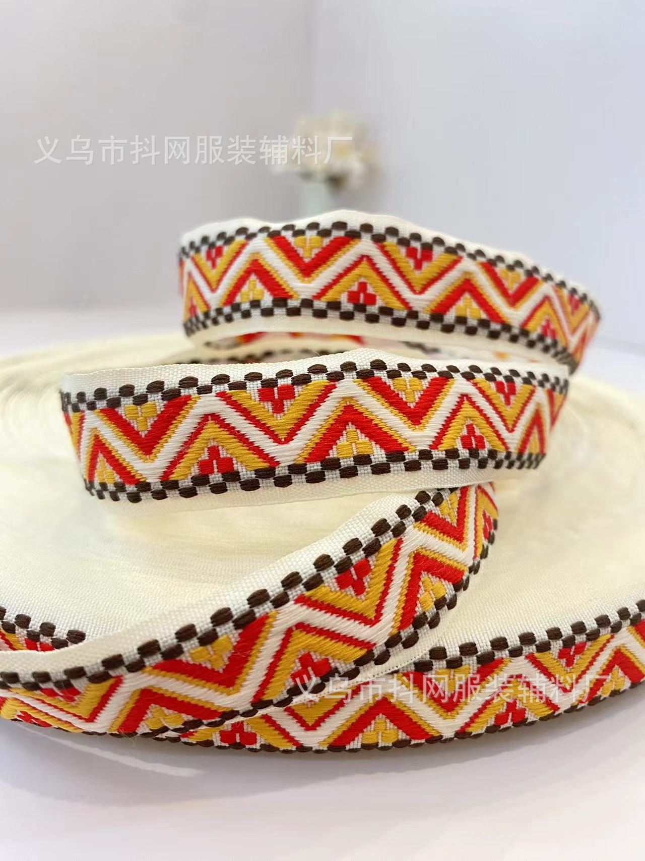 多款式民族风提花刺绣织带