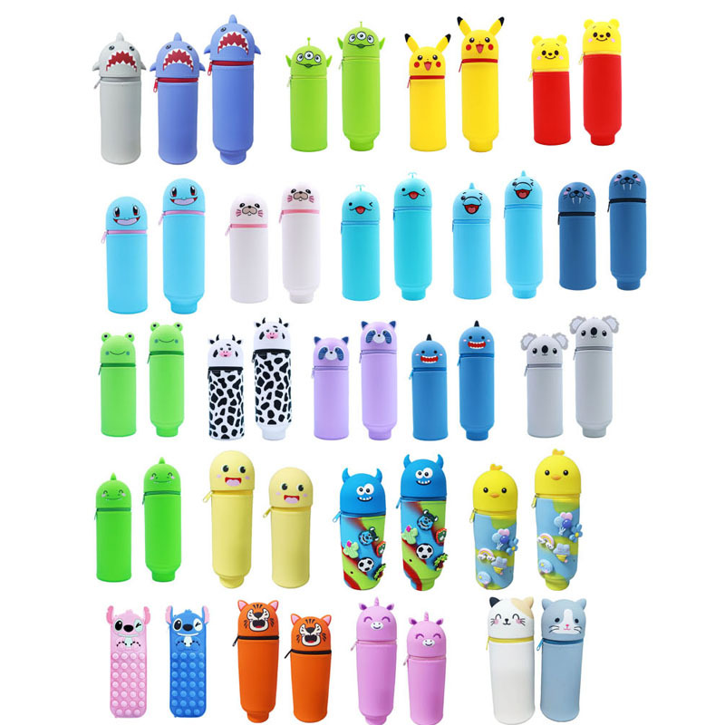 800 多款式硅胶笔筒