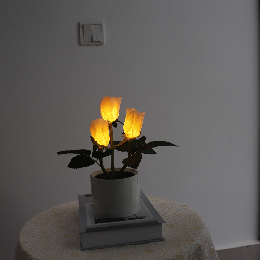 香槟玫瑰圆柱陶瓷USB款