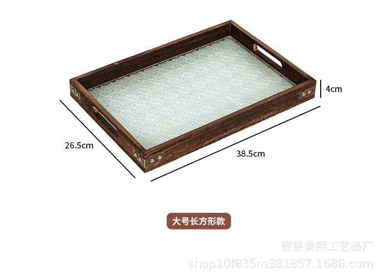 海棠花玻璃托盘_12