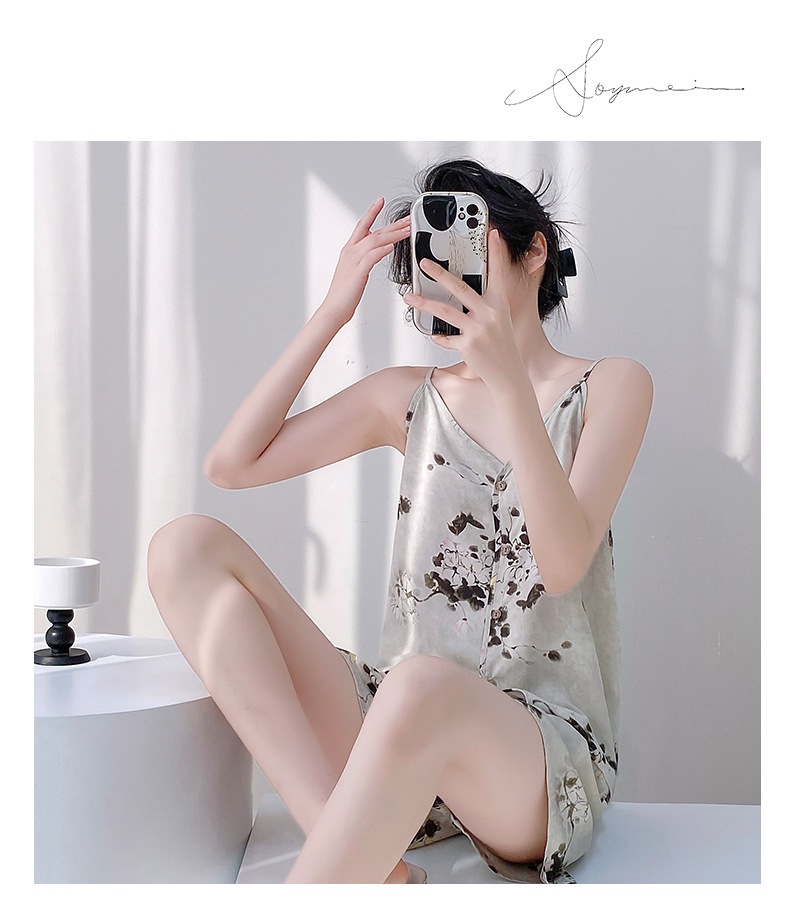 吊带睡衣高级感女夏季详情图15