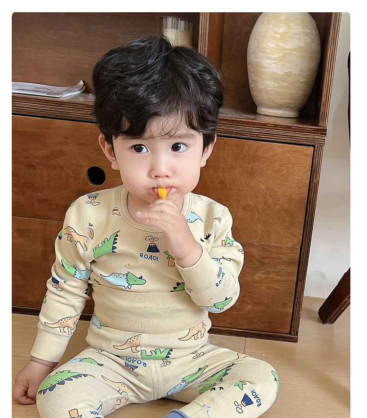 豆绿底彩恐龙高腰_03