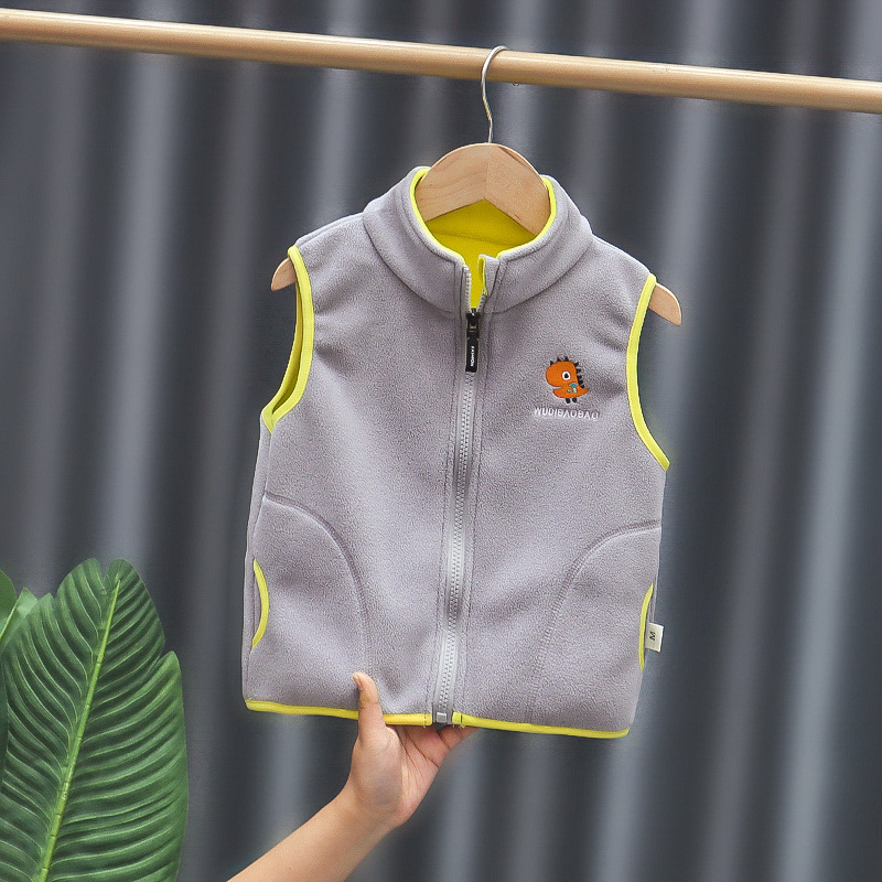 DD43-马甲摇粒绒-恐龙