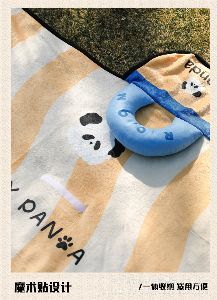 红色条纹滑板熊猫双面法兰绒黑边毛毯胖提手款 (6).jpg