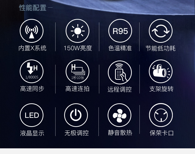 神牛FV150W 两用摄影闪光灯