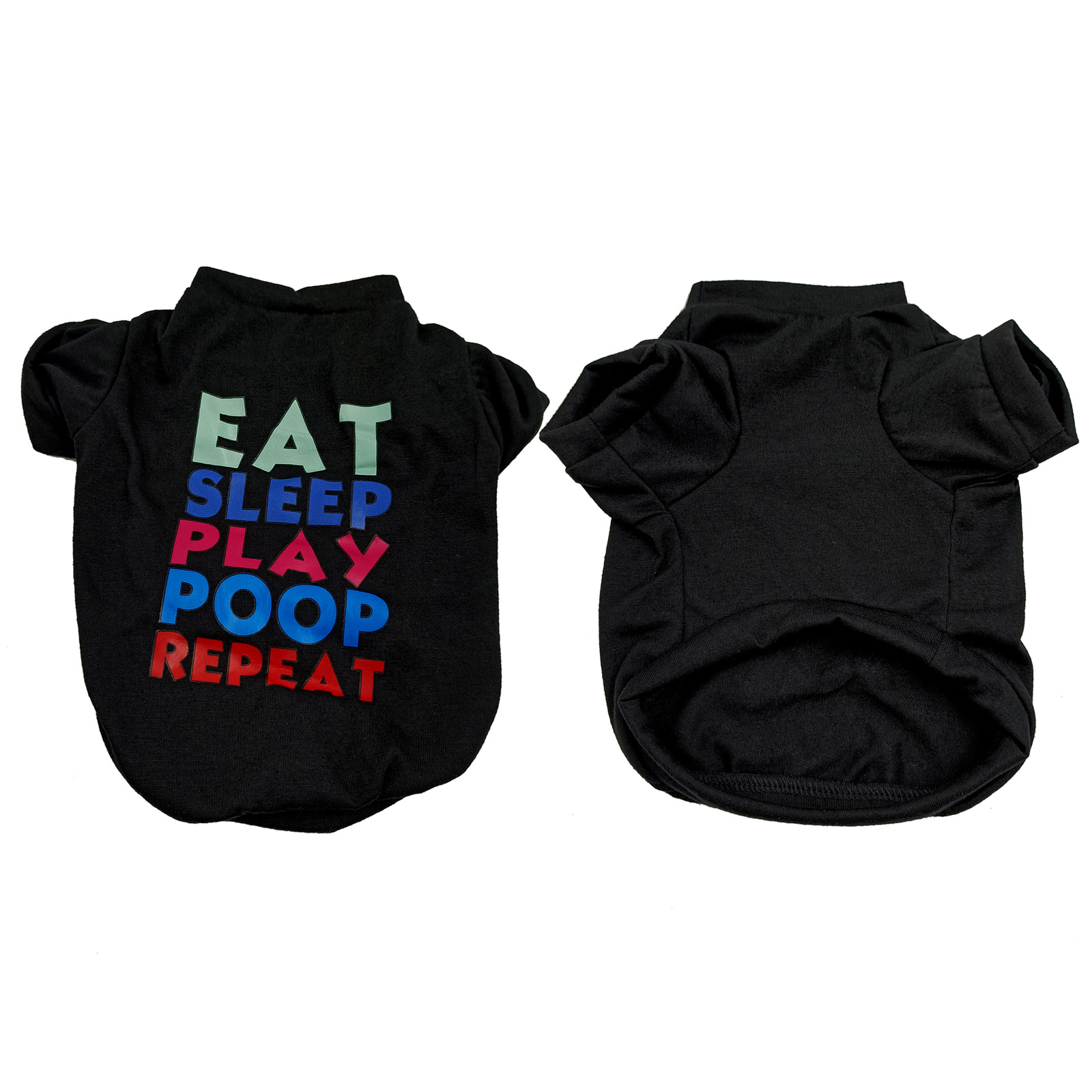 黑色Eat平铺正反面