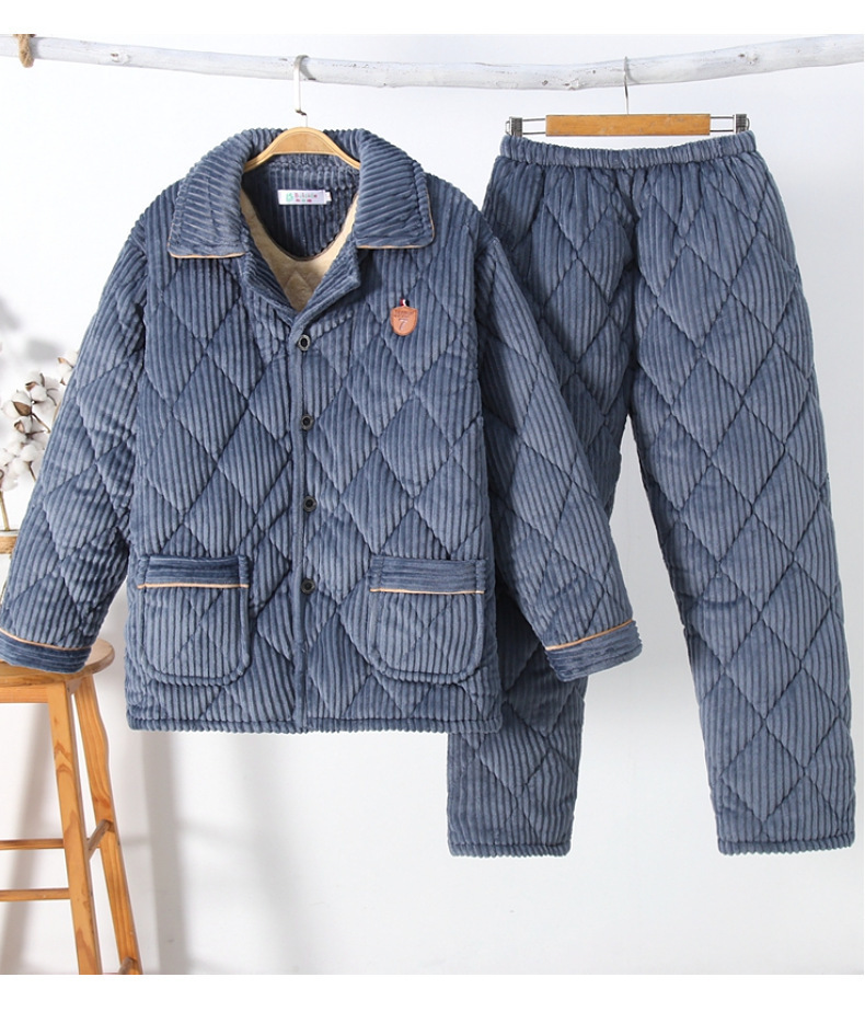 男士法兰绒睡衣批发