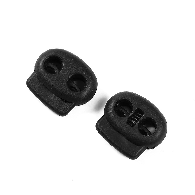 塑料扁形双孔弹簧扣