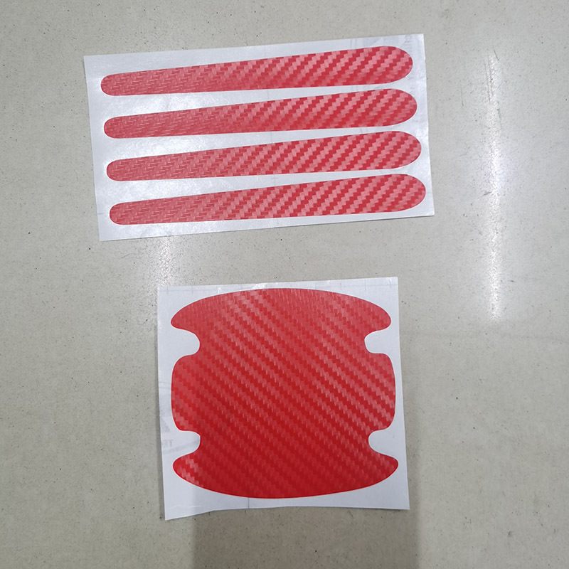 碳纤维门碗拉手红1