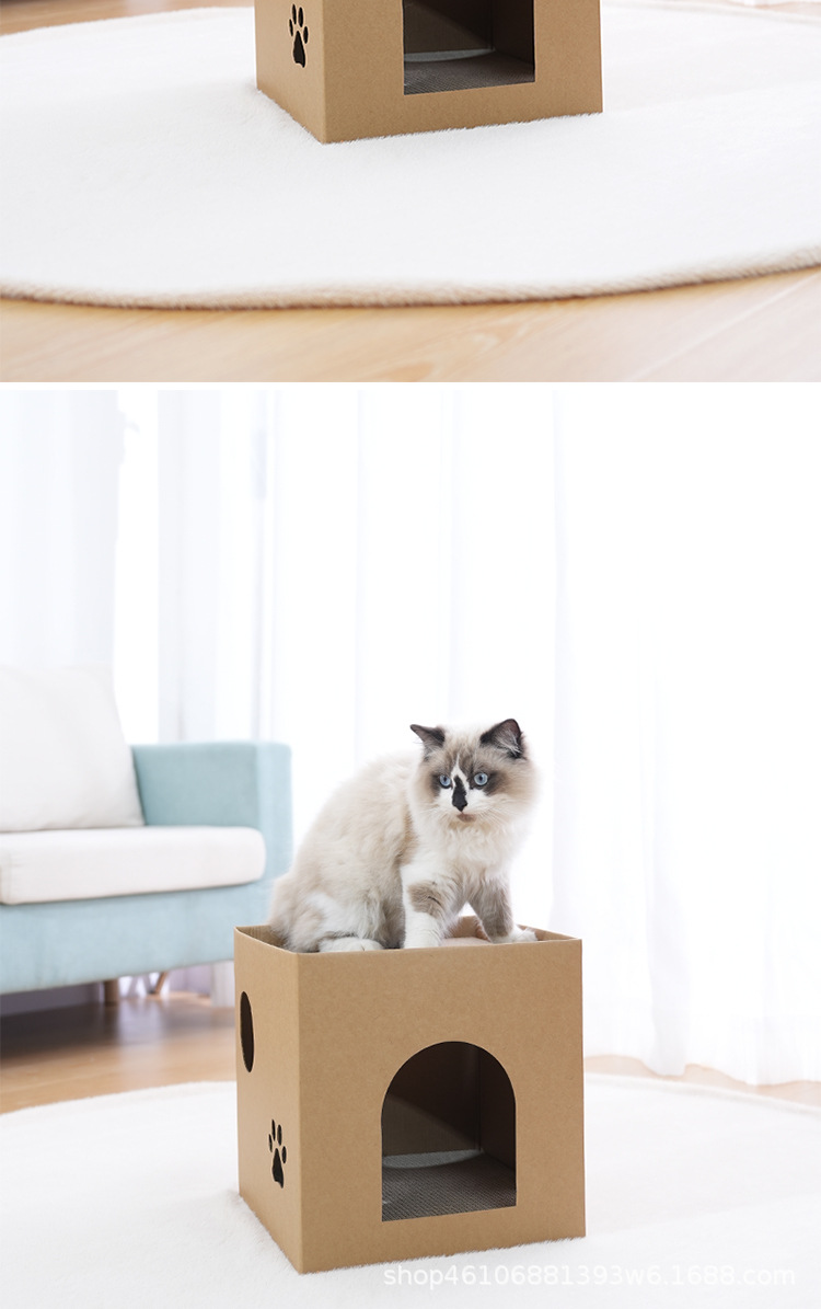 双层猫盒详情图