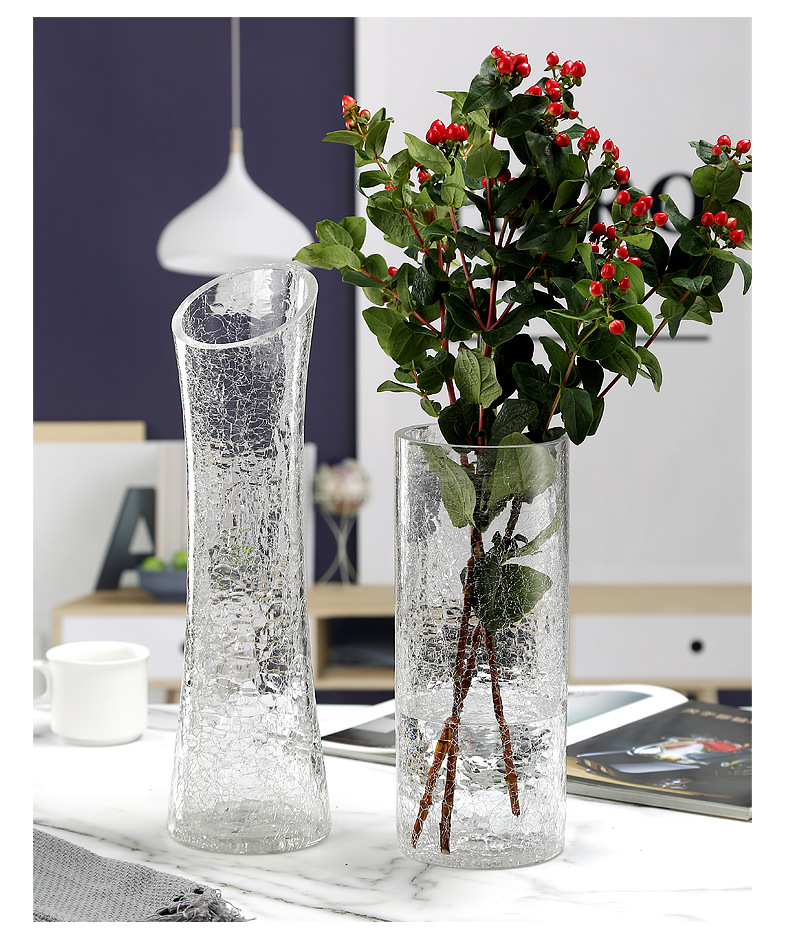 冰裂纹装饰花瓶