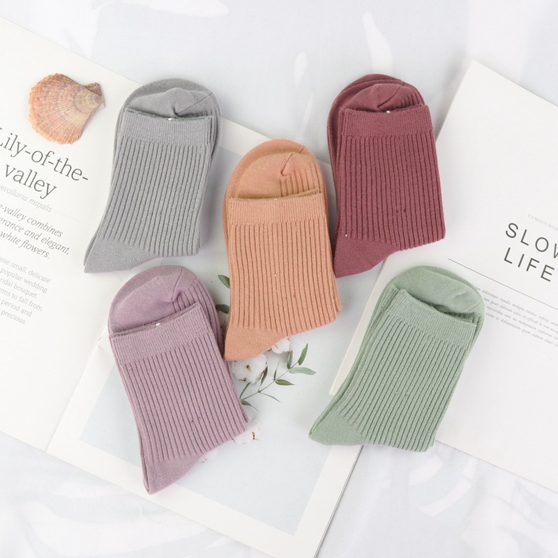 双针高腰厚棉女袜 (6)