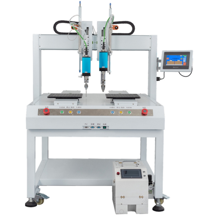 17、正面-六轴单边双头吹气式自动锁螺丝机Screw-320