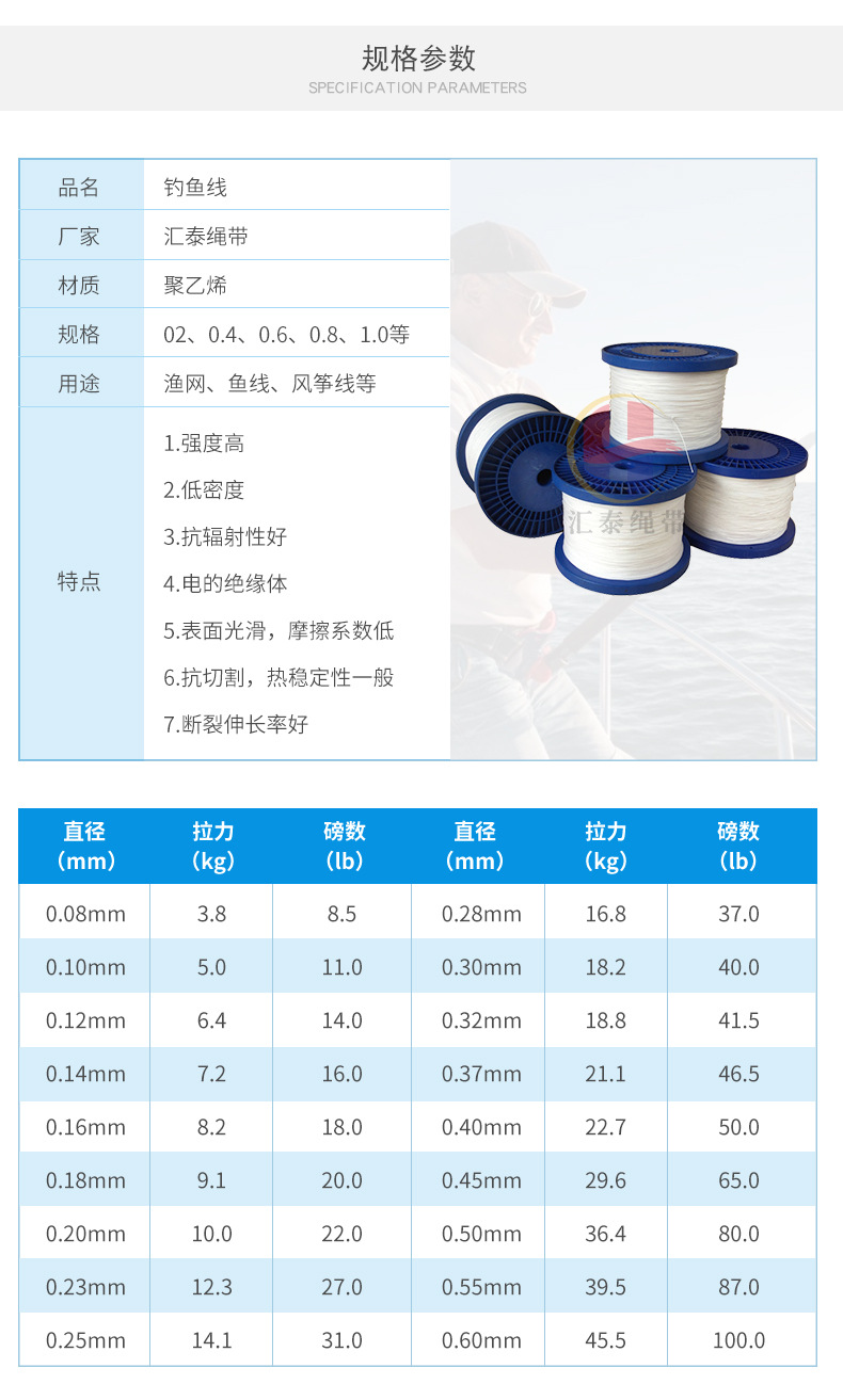 鱼枪绳鱼线渔网3_05