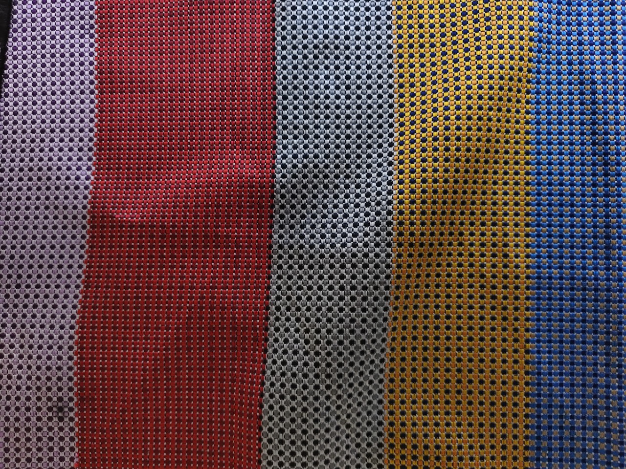 彩色格子提花面料