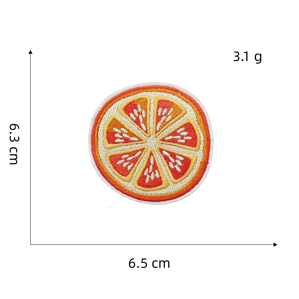 橘色系列布贴4#