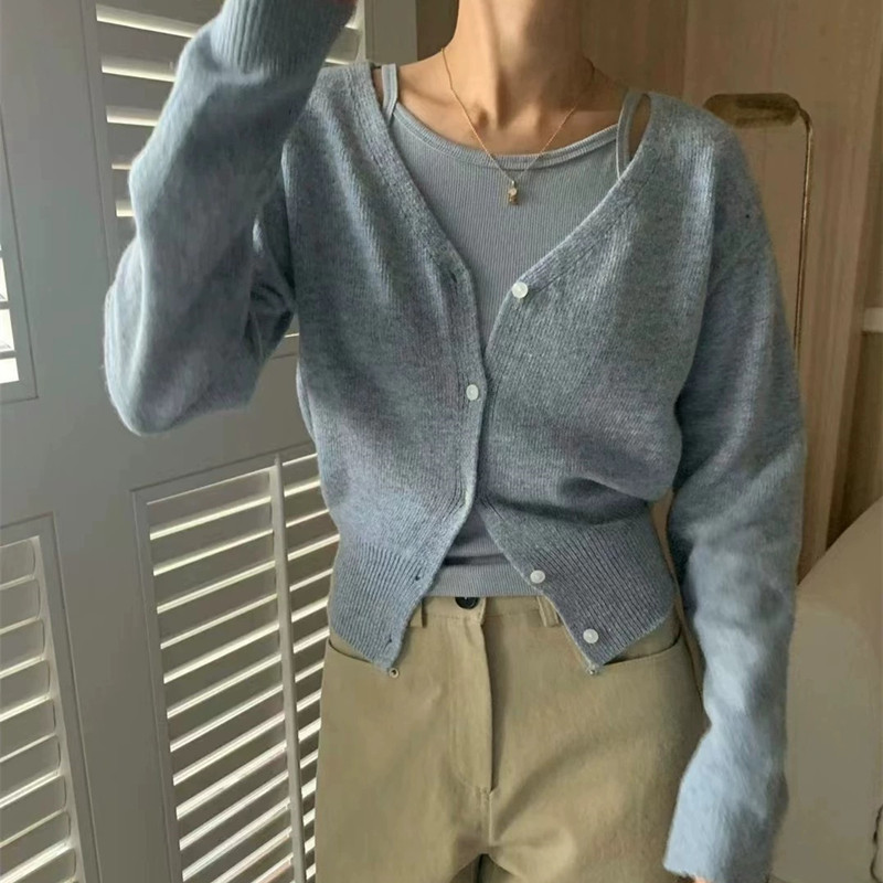 2024早秋新款V领长袖详情图08