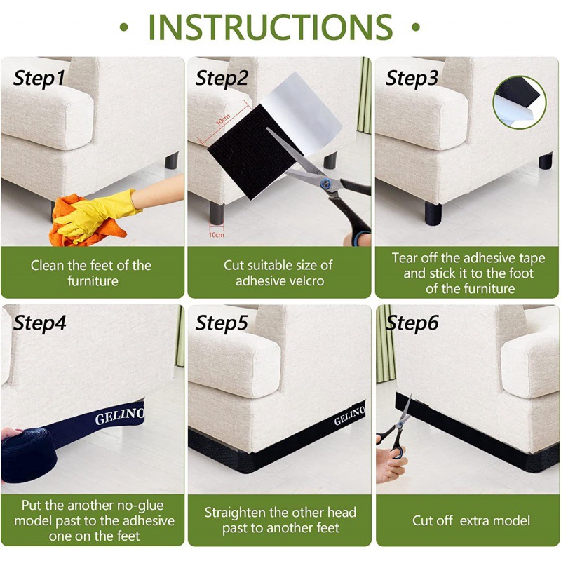 供应沙发玩具阻滞器沙发床底挡板魔术贴固定绑带玩具拦截器量大价