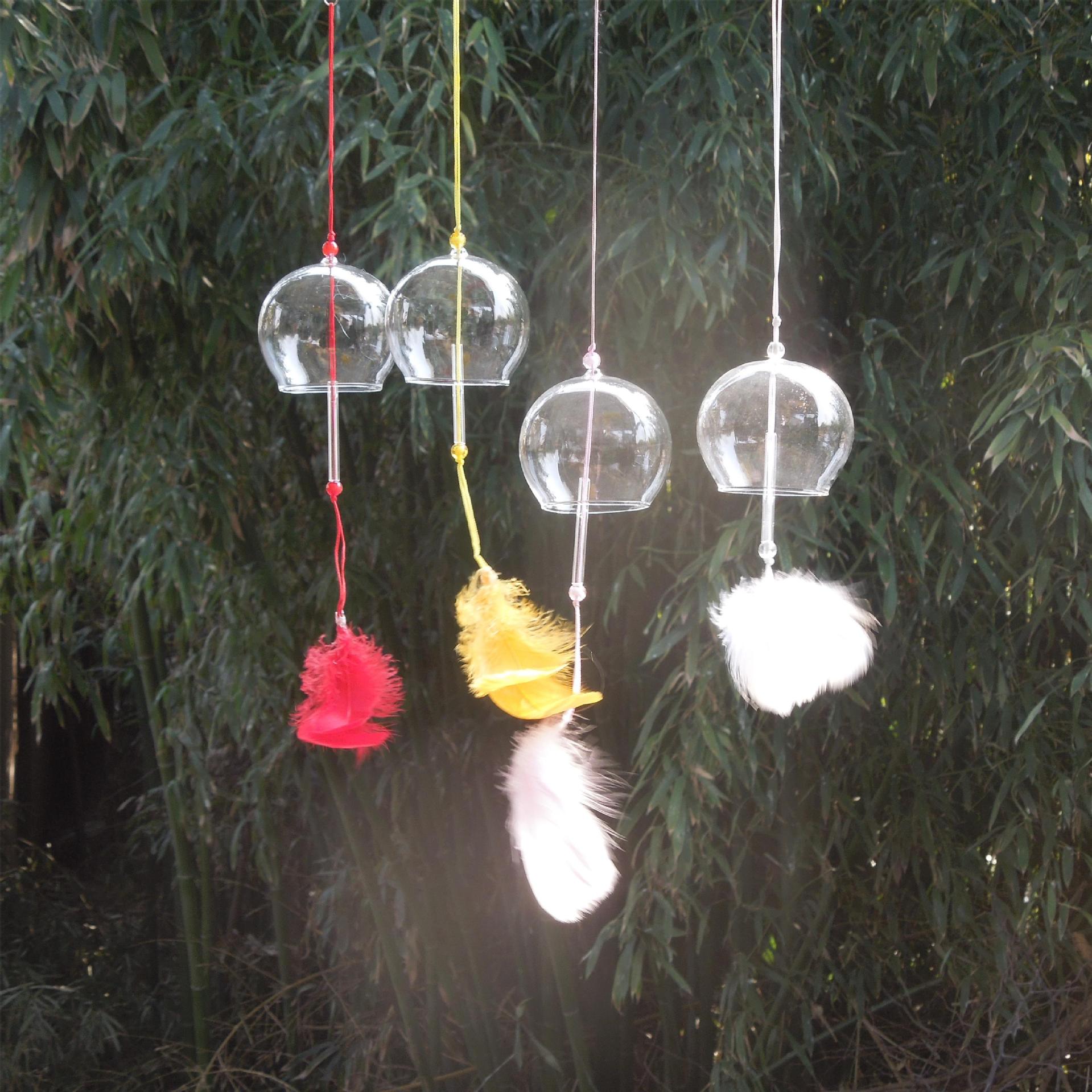 颜色羽毛挂件风铃组图