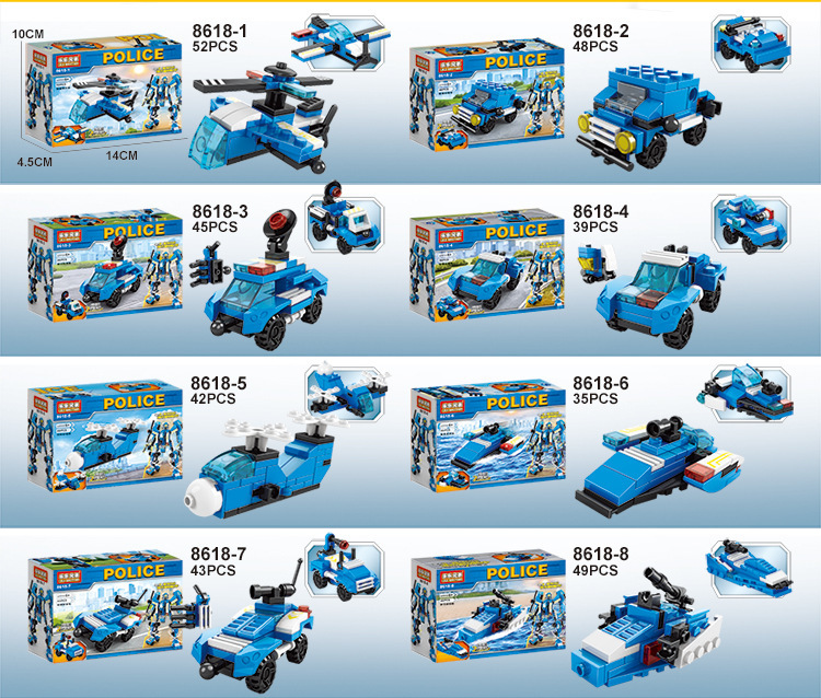 智贝详情图_13兼容乐高8合1变形机器人小颗粒积木工程消防军